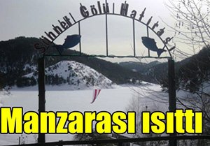 Sünnet Gölü göz kamaştırıyor