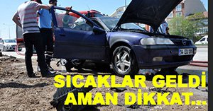 Sürücünün zor anları...