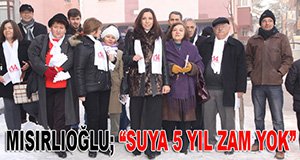 "SUYA ZAM OLMAYACAK"