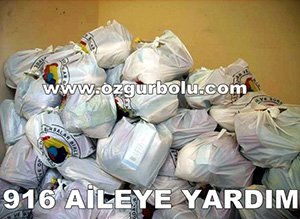 TOBB'dan 916 AİLEYE BAYRAM YARDIMI