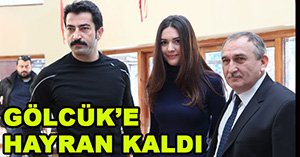 Ünlü sanatçı Gölcük'e hayran kaldı