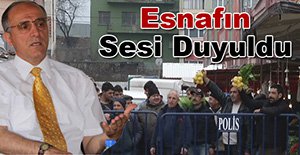 Vali, Pazar esnafının sesini duydu