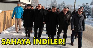 VE AK PARTİ SAHAYA İNDİ!