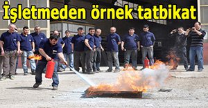 Yangının da üstesinden geldiler!