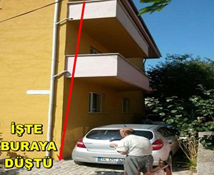 3,5 YAŞINDA ÇOCUK BALKONDAN DÜŞTÜ!