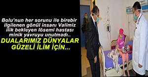 9 YAŞINDAKİ İLİM'E MORAL ZİYARETİ