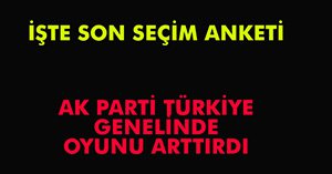 AK PARTİ FARKI AÇIYOR...