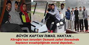 ALKIŞLAR KAPTAN iSMAİL HAKTAN'A...