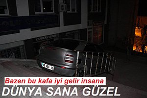 ALKOLLÜ SÜRÜCÜ YOLUNU ŞAŞIRDI