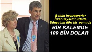 BAĞIŞCILAR VAKFI'NA 100 BİN DOLAR BAĞIŞLADI