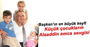 BAŞKAN YENİ DOĞAN ÇOCUKLARI SEVDİ...