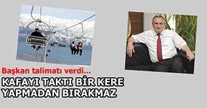 BAŞKAN YILMAZ HAYALİ İÇİN TALİMATI VERDİ