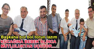 BAŞKAN YILMAZ'IN EN MUTLU ANLARI...