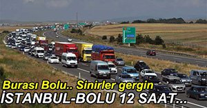 BAYRAM YOLUNDA İSYAN...