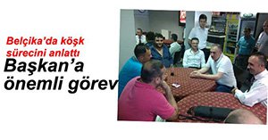 BELÇİKA'DA SEÇİM ÇALIŞMASI YAPTI!