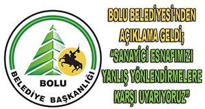 BELEDİYEDEN SANAYİCİLERE PEŞİNAT UYARISI