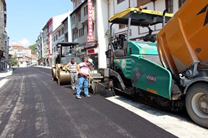 BOLU'DA ASFALT ÇALIŞMASINA DEVAM!