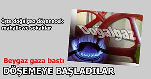 BOLU'DA DOĞALGAZ ÇALIŞMALARI BAŞLADI