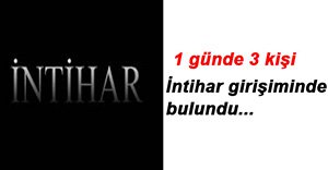 BOLU'DA İNTİHAR VAKALARI ARTTI