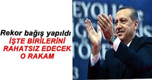 BOLU'DAN ERDOĞAN'A REKOR BAĞIŞ!