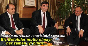 BOLULULARIN MUTLULUK DÜZEYİ ÜST SEVİYEDE...