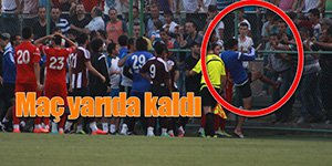 BOLUSPOR MAÇI YARIDA KALDI!