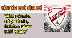 BOLUSPOR YÖNETİMİNDEN O AÇIKLAMALARA SERT CEVAP