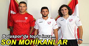 BOLUSPOR'DA BOMBA TRANSFERLER İMZALADI