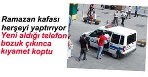 BOZUK TELEFON ÇILGINA ÇEVİRDİ
