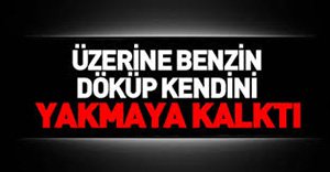 ÇARESİZ ANNE KENDİNİ YAKMAK İSTEDİ