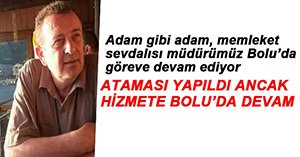 CAVUŞOĞLU ATANDI ANCAK BOLU'DA DEVAM EDECEK