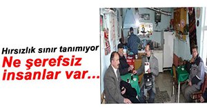 ÇAY İÇERKEN İŞYERİNİ SOYDU