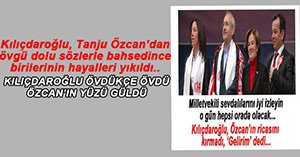CHP LİDERİ, TANJU ÖZCAN'A TOZ KONDDURMADI