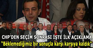 CHP'DEN SEÇİM SONRASI İŞTE İLK AÇIKLAMA