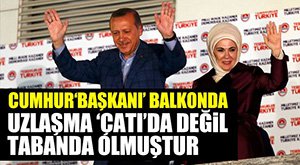 ERDOĞAN'DAN 'TÜRKİYELİ' BALKON KONUŞMASI