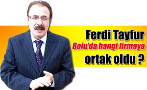 FERDİ TAYFUR BORVA'YA ORTAK OLDU
