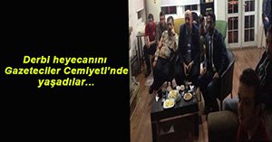 GAZETECİLER CEMİYETİ'NDE MAÇ KEYFİ...