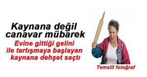 GELİNİNE BIÇAK SAPLADI!