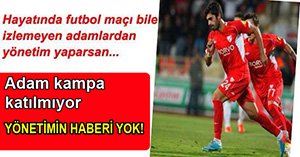 HAKAN BOLUSPOR KAMPINA KATILMADI