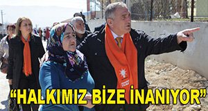HALKIN DESTEĞİNDEN EMİN