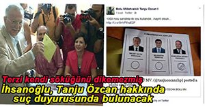 İHSANOĞLU'NDAN FOTOĞRAF TEPKİSİ