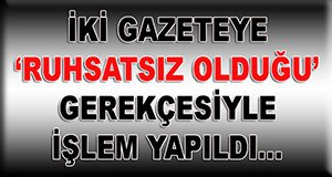 İKİ GAZETE İÇİN EYLEM YAPILDI