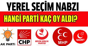 İŞTE BOLU'DA KESİN SONUÇLAR