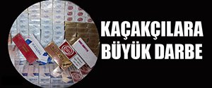 KAÇAKÇILARA BÜYÜK DARBE!