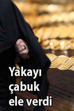 KARAÇAYIR'DA KADIN HIRSIZ İŞ BAŞINDAYDI AMA!