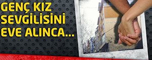 KIZ ARKADAŞININ EVİNE GİDİNCE DAYAĞI YEDİ...
