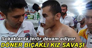 KIZ YÜZÜNDEN BİRBİRLERİNE GİRDİLER...