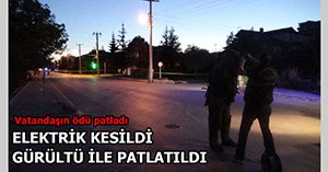 MAHALLEDE KARANLIĞA GÖMÜLDÜ, VATANDAŞIN ÖDÜ KOPTU