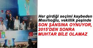 MISIRLIOĞLU YİNE KOLTUK PEŞİNDE...