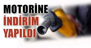 MOTORİNE 7 KURUŞ İNDİRİM GELDİ!